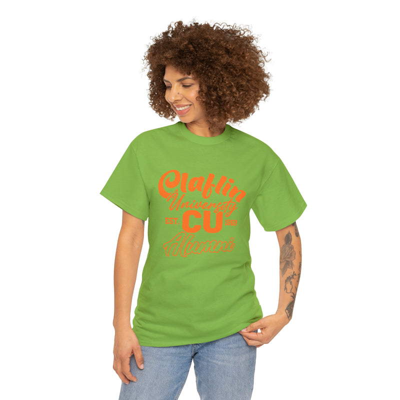 Unisex Claflin University CU 1869 Alumni Heavy Cotton Tee