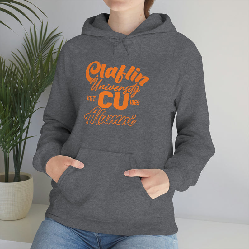 Unisex Claflin University CU 1869 Alumni Heavy Blend™ Hooded Sweatshirt