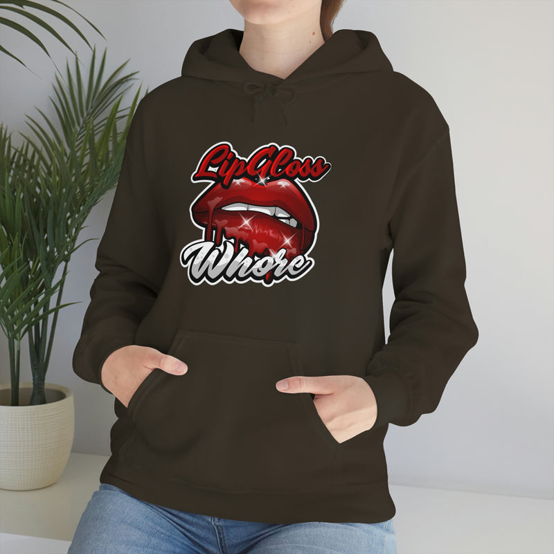 Unisex Lip Gloss Heavy Blend™ Hooded Sweatshirt