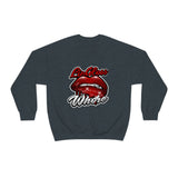 Unisex Lip Gloss Heavy Blend™ Crewneck Sweatshirt