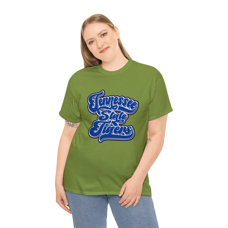 Unisex Tennessee State TSU 2 Heavy Cotton Tee