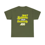 Unisex 1867 Alabama State University Heavy Cotton Tee