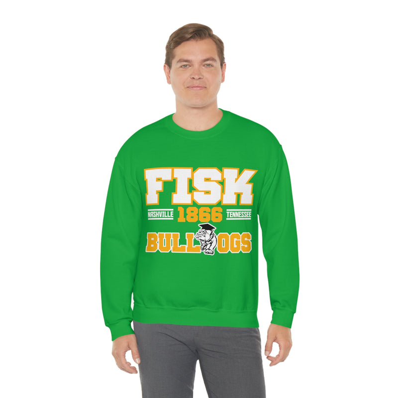 Unisex FISK Bulldogs Heavy Blend™ Crewneck Sweatshirt