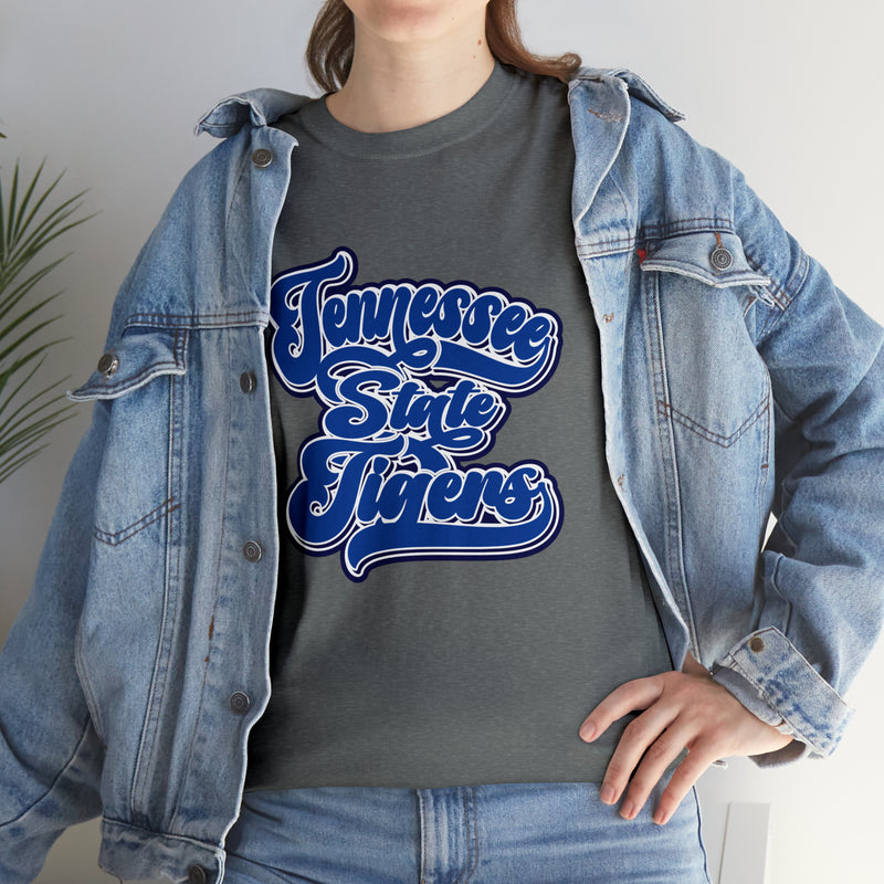 Unisex Tennessee State TSU 2 Heavy Cotton Tee