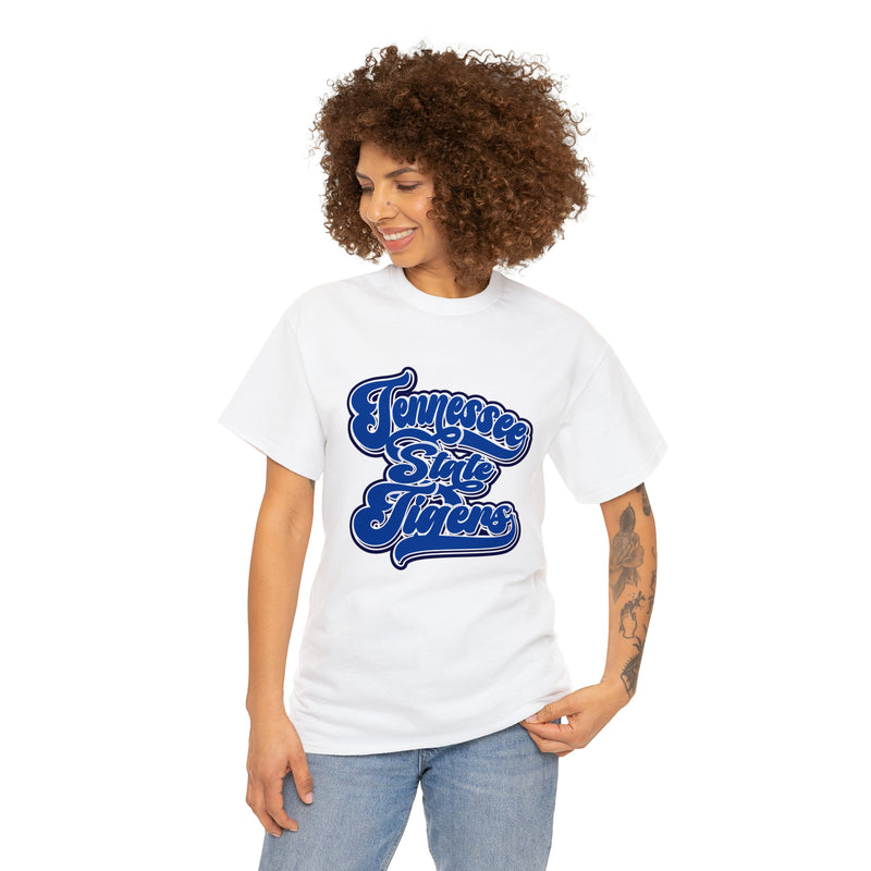 Unisex Tennessee State TSU 2 Heavy Cotton Tee