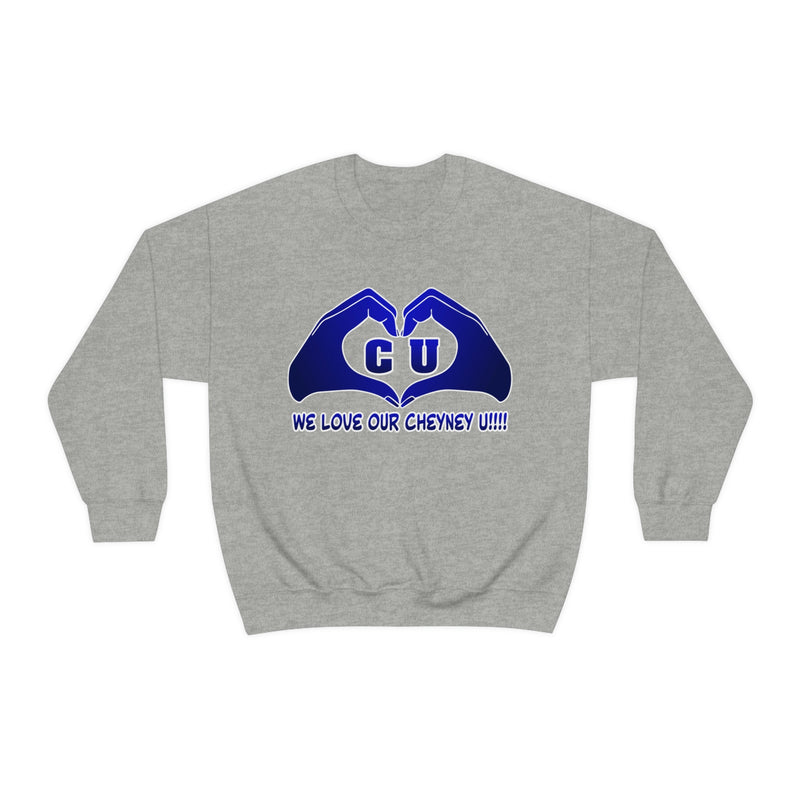 Unisex We Love Our Cheyney U Heavy Blend™ Crewneck Sweatshirt