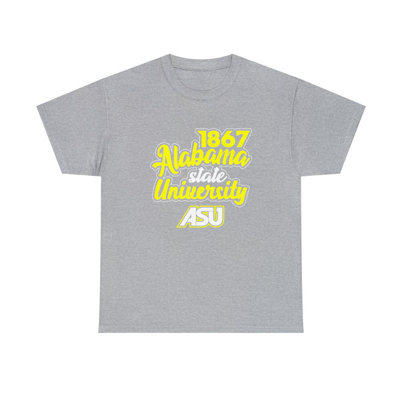 Unisex 1867 Alabama State University Heavy Cotton Tee